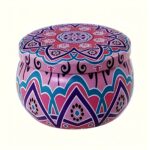 Set of 4 Soy Candles Extralink Home, Scented Decorative Candles for Gifts + Box - imagine 3