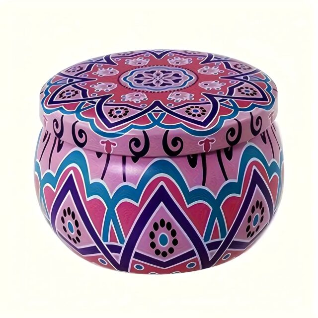 Set of 4 Soy Candles Extralink Home, Scented Decorative Candles for Gifts + Box - imagine 3