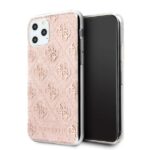 Guess GUHCN58PCU4GLPI iPhone 11 Pror pink hard case 4G Glitter