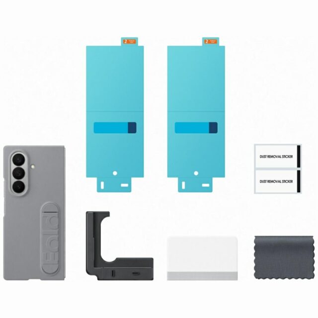 Case Samsung Silicone Case for Galaxy Z   Fold7 grey - imagine 6