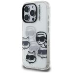 Case Karl Lagerfeld IML Multi K&C Head Pattern for iPhone 16 Pro trans[arent - imagine 2