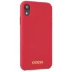 Guess GUHCI61LSGLRE iPhone Xr red hard case Silicone - imagine 5