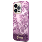 Guess GUHCP14XHGPLHF iPhone 14 Pro Max 6,7" fuschia hardcase Porcelain Collection - imagine 2