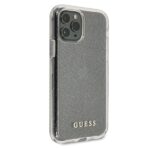 Guess GUHCN65PCGLSI iPhone 11 Pro Max silver hard case Glitter - imagine 5