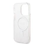 Guess Set GUBPP14LHJEACSP Case+Charger iPhone 14 Pro 6,1" pink hard case Jungle MagSafe - imagine 7