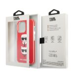 Karl Lagerfeld KLHCP13LTPE2TR iPhone 13 Pro / 13 6,1" hardcase red Karl&Choupette Head - imagine 8