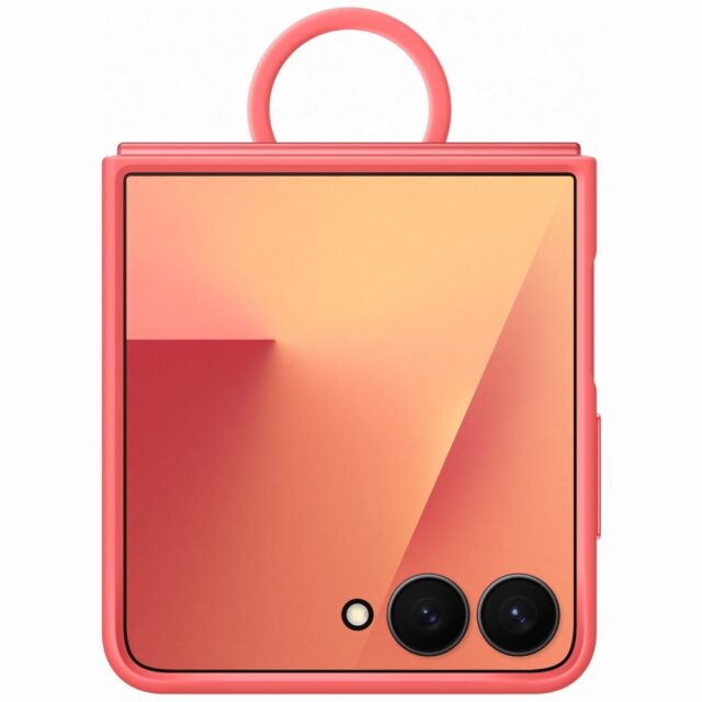 Case Samsung Ring Case for Galaxy Z Flip7 red - imagine 4