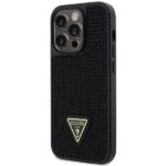 Guess GUHCP14LHDGTPK iPhone 14 Pro 6.1" black hardcase Rhinestone Triangle - imagine 2