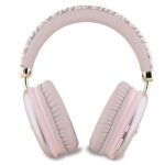 Guess Bluetooth on-ear headphones GUBHK1GCTCSP pink Gcube Metallic Script Logo - imagine 3