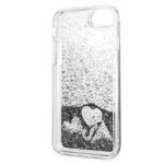 Guess GUOHCI8GLHFLSI iPhone 7/8/SE 2020/SE 2022 silver hardcase Glitter Charms - imagine 4