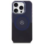 Mercedes MEHMP16X23HBIKV iPhone 16 Pro Max 6.9" black blue hardcase MB Double Layer BiColor MagSafe - imagine 3