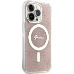 Guess GUHMP13LH4STP iPhone 13 Pro / 13 6.1" pink hardcase 4G MagSafe - imagine 4
