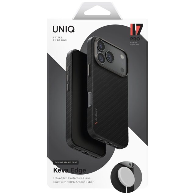 Case UNIQ Keva EDGE for iPhone 17 Pro     Magclick Charging black - imagine 6