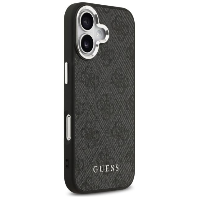 Case Guess 4G Classic Logo MagSafe for iPhone 17 black - imagine 4