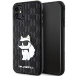 Karl Lagerfeld KLHCN61SAKHPCK iPhone 11/ Xr 6.1" black Saffiano Monogram Choupette