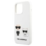 Karl Lagerfeld KLHCP13XSSKCW iPhone 13 Pro Max 6,7" hardcase white Silicone Karl & Choupette - imagine 6