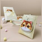 Nimmy card wallet khaki Big Eyed Pet 2.0 Cat - imagine 4