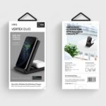 UNIQ Vertex Duo Wireless Charger 2in1 15W Fast charge charcoal grey - imagine 10