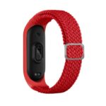 Beline pasek Mi Band 7/6/5 Textileczerwony/red