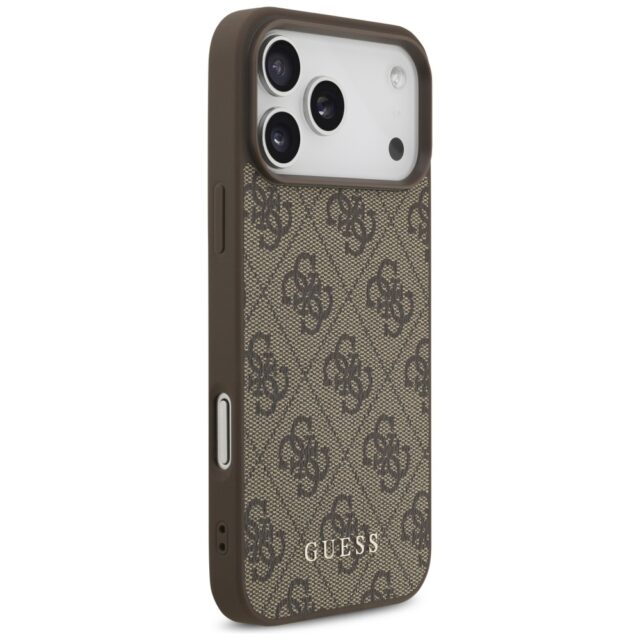 Guess 4G Classic Case for iPhone 17 Pro Max Brown - imagine 4