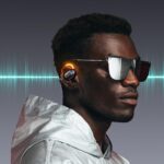 AWEI Bluetooth headphones 5.4 TZ13 ANC + docking station black - imagine 5