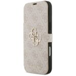 Guess Book 4G Metal Logo Case for iPhone 17 Pro Max Pink - imagine 2