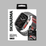 Skinarma Band+Case Saido 2in1 Apple Watch 45/44mm smoke - imagine 3