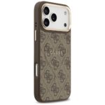 Case Guess 4G PU Classic Logo MagSafe for iPhone 17 Pro Max brown - imagine 4