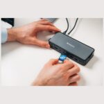 Adapter Verbatim docking station Pro 15in1 2xHDMI/1xRJ45/4xUSB-A/4xUSB-C/1xSD/1xmicroSD/1xAudio/1xDi - imagine 3