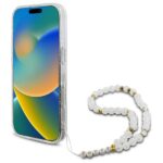 Guess GUHMP16XHGCRELST iPhone 16 Pro Max 6.9" transparent hardcase IML Glitter With Pea - imagine 4