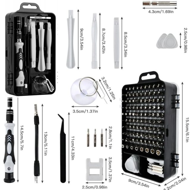 Extralink Precision Screwdriver Set, 118 in 1 Torx Screwdrivers and Precision Tools - imagine 3