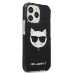 Karl Lagerfeld KLHCP13XTPECK iPhone 13 Pro Max 6,7" hardcase black Choupette Head - imagine 4