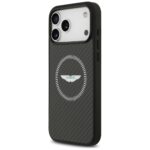 Case Aston Martin HC Kevlar Counter      Design MagSafe for iPhone 17 Pro Max black - imagine 2
