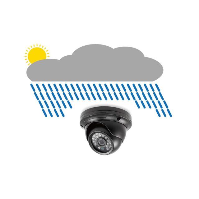 IGET HomeGuard HGPRO729 Dome Camera 720p HD Outdoor CCTV, IP66 - imagine 4