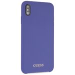 Guess GUHCI65LSGLUV iPhone Xs Max purple hard case Silicone - imagine 5