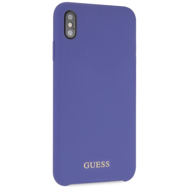 Guess GUHCI65LSGLUV iPhone Xs Max purple hard case Silicone - imagine 5