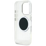 Case Guess IML Metal Colored Circle Classic Logo MagSafe for iPhone 16 Pro black - imagine 7