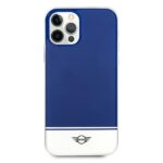 Mini MIHCP12LPCUBINA iPhone 12 Pro Max6,7" navy hard case Stripe Collection - imagine 3