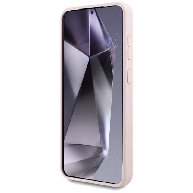 Case Karl Lagerfeld Silicone Graffiti Ikonik Printed Logo MagSafe for Samsung Galaxy S25 pink - imagine 5