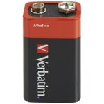 Verbatim Alkaline Battery 9V 6LR61 1pc black 49924 - imagine 2