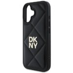 DKNY DKHCP16SPQDSLK iPhone 16 6.1" black Quilted Stack Logo - imagine 6