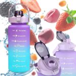 Extralink | Motivational Bottle | water bottle, 2000ml, purple-blue, BUT-992 - imagine 2