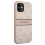Guess GUHCP12S4GDPI iPhone 12 mini 5,4" pink hardcase 4G Stripe - imagine 4
