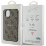 Guess GUHMN61G4GFRW iPhone 11 6.1" / Xrbrown hardcase 4G Collection Leather Metal Logo MagSa - imagine 8
