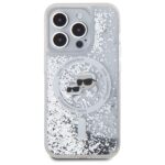 Karl Lagerfeld KLHMP15XLGKCSGH iPhone15 Pro Max 6.7" hardcase transparent Liquid Glitter Karl&Choupe - imagine 3