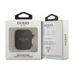 Guess GUA2SGGEK AirPods cover black Silicone Glitter - imagine 3
