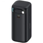 USAMS Power Bank with Retractable Lightning Cable 18000 mAh PD45W Fast Charge XMF Series black
