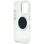 Case Guess IML Metal Colored Circle Classic Logo MagSafe for iPhone 16 Pro Max black - imagine 7