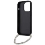 Karl Lagerfeld KLHCP14XSACKLHPK iPhone 14 Pro Max 6.7" black hardcase Saffiano Monogram Chain - imagine 6