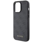 Guess GUHCP15XG4GFGR iPhone 15 Pro Max 6.7" grey hard case 4G Metal Gold Logo - imagine 6